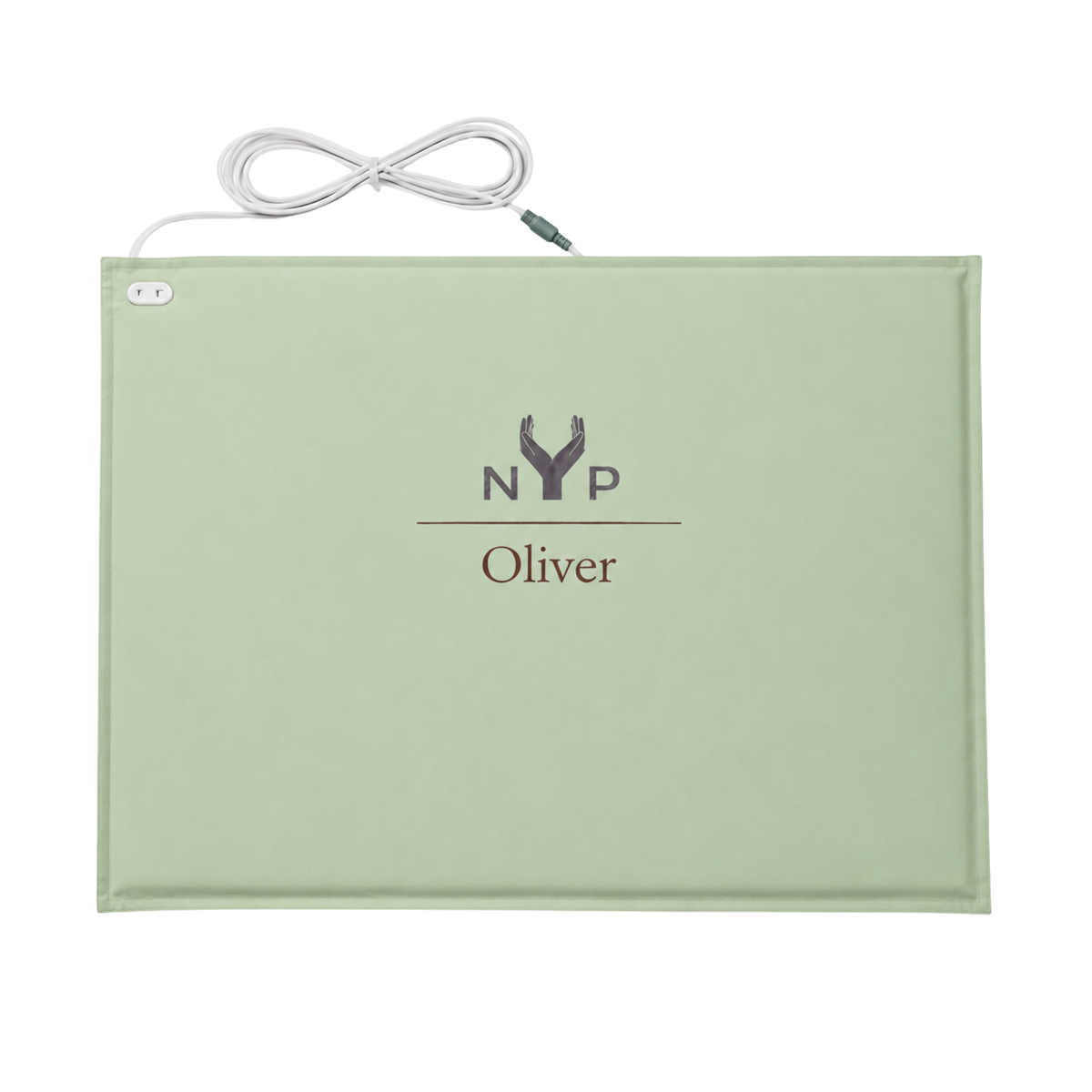 Light green NYP Oliver PEMF device with power cord and logo.
